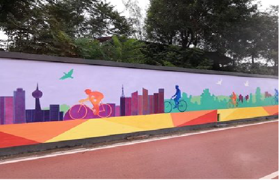  泰宁墙体彩绘-围墙