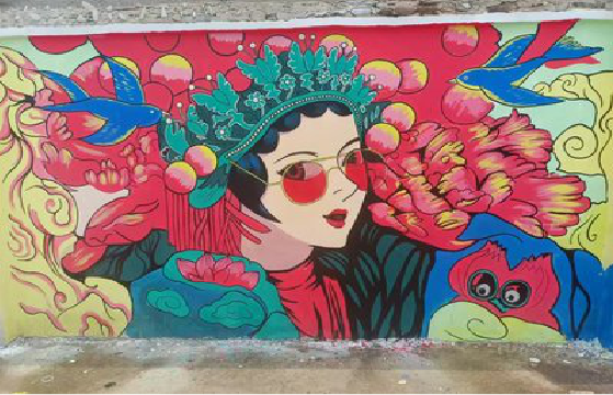  泰宁墙体彩绘-网红墙