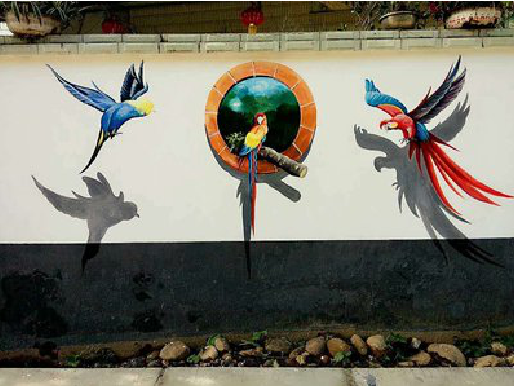  泰宁视觉错位-3D墙绘设计