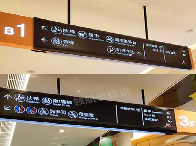  泰宁如何通过商场标识牌引导客流分布？